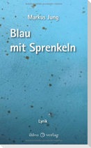 Blau mit Sprenkeln