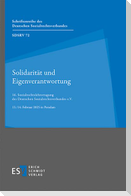 Solidarität und Eigenverantwortung