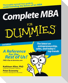 Complete MBA For Dummies 2e