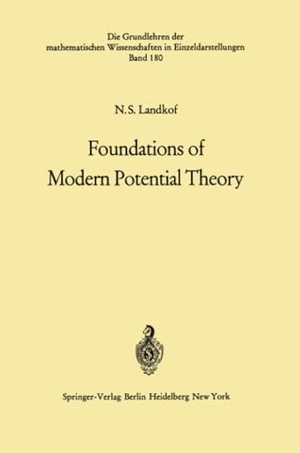 Landkof, Naum S.. Foundations of Modern Potential Theory. Springer Berlin Heidelberg, 2011.
