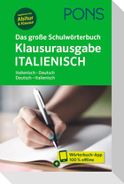 PONS Das große Schulwörterbuch Klausurausgabe Italienisch