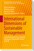 International Dimensions of Sustainable Management