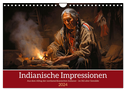 Indianische Impressionen (Wandkalender 2024 DIN A4 quer), CALVENDO Monatskalender