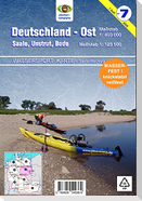 Wassersport-Wanderkarte / Deutschland Ost für Kanu- und Rudersport