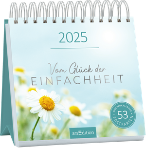 Postkartenkalender Vom Glück der Einfachheit 2025. Ars Edition GmbH, 2024.