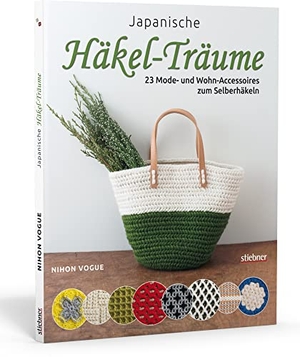 Nihon Vogue (Hrsg.). Japanische Häkel-Träume - 23 Mode- und Wohn-Accessoires zum Selberhäkeln. Stiebner Verlag GmbH, 2019.