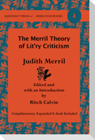 The Merril Theory of Lit'ry Criticism: Judith Merril's Nonfiction