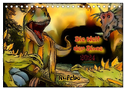Die Welt der Dinos 2024 (Tischkalender 2024 DIN A5 quer), CALVENDO Monatskalender