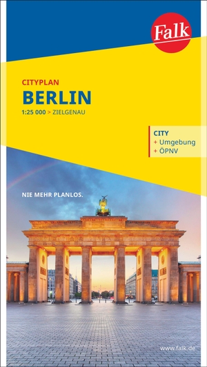 Falk Cityplan Berlin 1:25.000. Mairdumont, 2023.