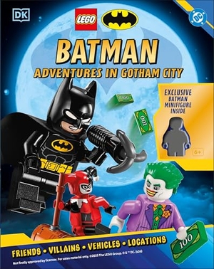 Dk. LEGO DC Batman Adventures in Gotham City - Includes Exclusive Minifigure. Dorling Kindersley Ltd., 2026.