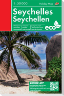 Seychellen, Freizeitkarte 1 : 50 000
