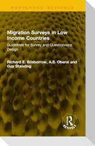 Migration Surveys in Low Income Countries