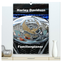 Harley Davidson Familienplaner (hochwertiger Premium Wandkalender 2025 DIN A2 hoch), Kunstdruck in Hochglanz
