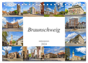 Braunschweig Impressionen (Tischkalender 2024 DIN A5 quer), CALVENDO Monatskalender