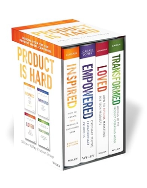 Cagan, Marty / Idiodi, Christian et al. Product Is Hard Svpg Box Set - Includes Inspired, Empowered, Loved, and Transformed. Wiley, 2024.