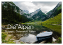 Alpen (Schweiz, Österreich, Italien) (Wandkalender 2024 DIN A2 quer), CALVENDO Monatskalender