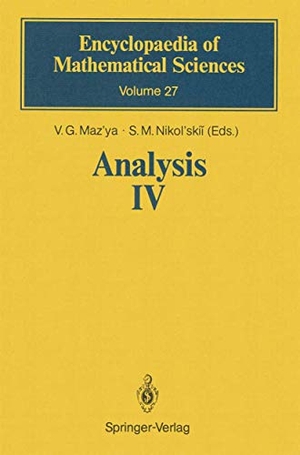 Maz'ya, V. G.. Analysis IV - Linear and Boundary Integral Equations. Springer Berlin Heidelberg, 2012.