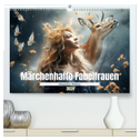 Märchenhafte Fabelfrauen (hochwertiger Premium Wandkalender 2024 DIN A2 quer), Kunstdruck in Hochglanz