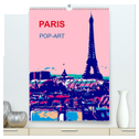 Paris pop-art (hochwertiger Premium Wandkalender 2025 DIN A2 hoch), Kunstdruck in Hochglanz
