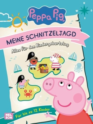 Peppa Wutz Mitmachbuch: Meine Schnitzeljagd - Alles für den Kindergeburtstag | Für bis zu 12 Kinder | Ab 3 Jahren. Nelson Verlag, 2024.