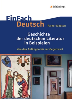 Madsen, Rainer. Geschichte der deutschen. Literatur in Beispielen. EinFach Deutsch - Von den Anfängen bis zur Gegenwart. Epocheneinführungen, Texte, Arbeitsanregungen, bibliographische Hinweise - Neuauflage 2011 - Im neuen Format, mit neuem Layout und ergänzt um das Kapitel "Deutschsprachige Literatur der Jahrtausendwende". Schoeningh Verlag, 2011.