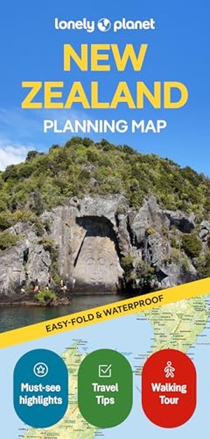 Planet, Lonely (Hrsg.). Lonely Planet New Zealand Planning Map. Lonely Planet, 2025.