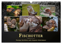 Fischotter - putzige Kerlchen und elegante Schwimmer (Wandkalender 2025 DIN A3 quer), CALVENDO Monatskalender