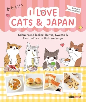 Kié, Laure. I love cats and Japan - Schnurrend lecker: Bento, Sweets & Herzhaftes im Katzendesign. Suedwest Verlag, 2026.