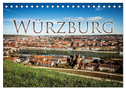 Würzburg - Die Perle Unterfrankens (Tischkalender 2025 DIN A5 quer), CALVENDO Monatskalender