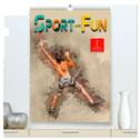 Sport und Fun (hochwertiger Premium Wandkalender 2025 DIN A2 hoch), Kunstdruck in Hochglanz