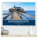 Nordseeküste Am Strand von Sankt Peter-Ording (hochwertiger Premium Wandkalender 2024 DIN A2 quer), Kunstdruck in Hochglanz