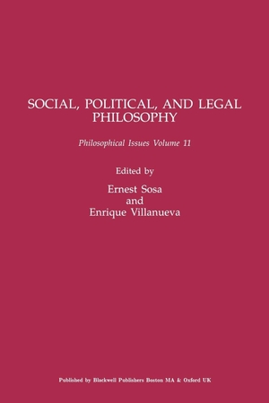 Sosa / Villanueva. Social, Political and Legal V1. John Wiley & Sons, 2003.