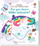 Are You There Little Unicorn?