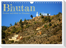 Bhutan - Frieden und Glück im Himalaya (Wandkalender 2024 DIN A4 quer), CALVENDO Monatskalender