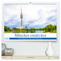 München entdecken - Die Schönheit der Bayerischen Metropole (hochwertiger Premium Wandkalender 2025 DIN A2 quer), Kunstdruck in Hochglanz