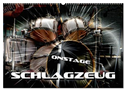 Schlagzeug onstage (Wandkalender 2025 DIN A2 quer), CALVENDO Monatskalender