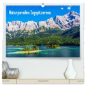 Naturparadies Zugspitzarena (hochwertiger Premium Wandkalender 2024 DIN A2 quer), Kunstdruck in Hochglanz