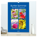 Bunter Sommer (hochwertiger Premium Wandkalender 2025 DIN A2 hoch), Kunstdruck in Hochglanz