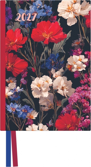 Neumann Verlage GmbH & Co KG (Hrsg.). Dark Flowers 2027 - Taschenkalender 11 x 16 cm - Wochenplaner mit 2 Lesebändchen, deutschem Kalendarium & vielen nützlichen Sonderseiten, für Beruf, Schule & Alltag. Neumann Verlage GmbH & Co, 2026.