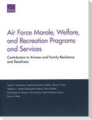 Air Force Morale, Welfare, and Recreation Programs and Services