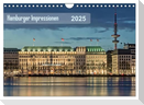 Hamburger Impressionen 2025 (Wandkalender 2025 DIN A4 quer), CALVENDO Monatskalender
