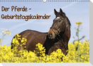 Pferde / Geburtstagskalender / AT-Version (Wandkalender immerwährend DIN A3 quer)