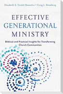Effective Generational Ministry