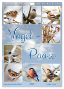 Vogel-Paare (Wandkalender 2024 DIN A4 hoch), CALVENDO Monatskalender