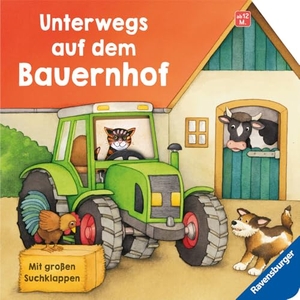 Cuno, Sabine. Unterwegs auf dem Bauernhof - Mit großen Suchklappen. Ravensburger Verlag, 2025.