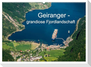 Geiranger - grandiose Fjordlandschaft (Wandkalender 2025 DIN A2 quer), CALVENDO Monatskalender