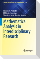 Mathematical Analysis in Interdisciplinary Research