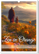 Zen in Orange (Wall Calendar 2025 DIN A3 portrait), CALVENDO 12 Month Wall Calendar
