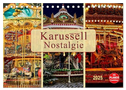 Karussell - Nostalgie (Tischkalender 2025 DIN A5 quer), CALVENDO Monatskalender