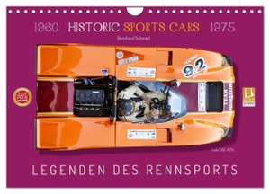 Schmerl, Bernhard. Legenden des Rennsports Historic Sports Cars 1960-1975 (Wandkalender 2024 DIN A4 quer), CALVENDO Monatskalender - Historische Rennwagen der 60iger und 70iger Jahre. Calvendo, 2023.